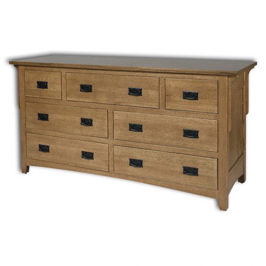 Amish USA Made Handcrafted Millcreek Mission 66 Dresser sold by Online Amish Furniture LLC