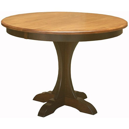 Amish USA Made Handcrafted Ellis Pedestal Table sold by Online Amish Furniture LLC