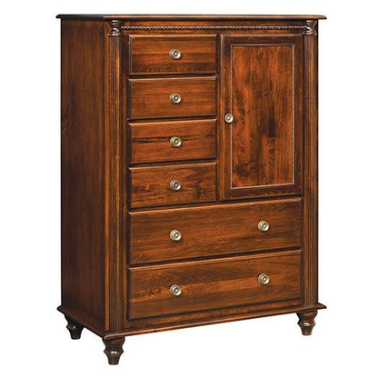 Amish USA Made Handcrafted Gentleman's Chest sold by Online Amish Furniture LLC