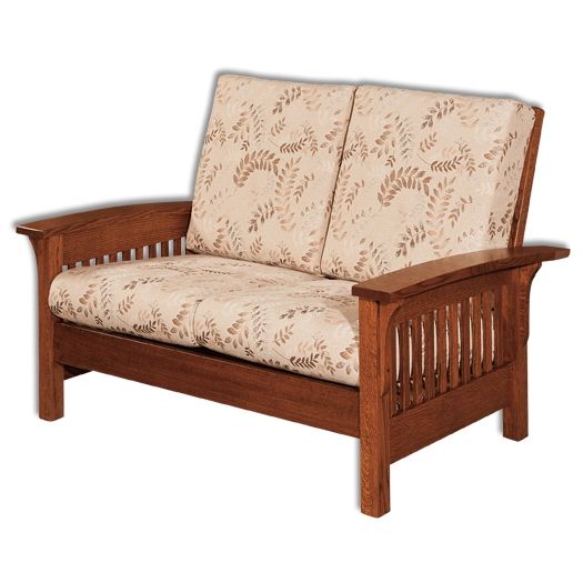 Amish USA Made Handcrafted Empire Loveseat sold by Online Amish Furniture LLC