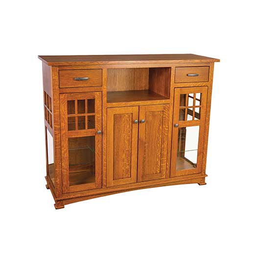 Amish USA Made Handcrafted Ethan High Buffet sold by Online Amish Furniture LLC