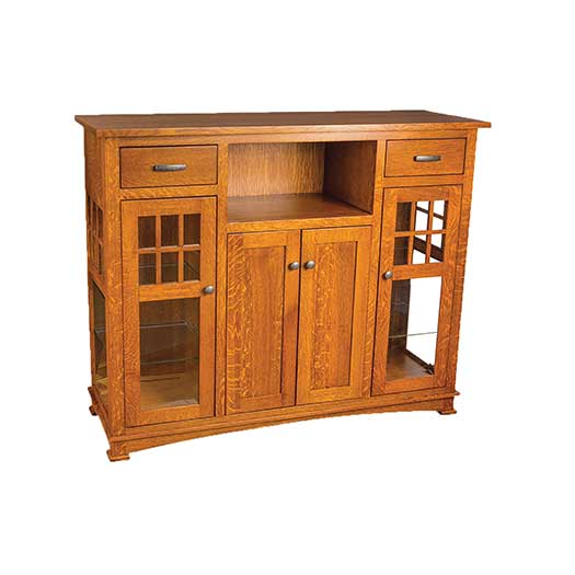 Amish USA Made Handcrafted Ethan High Buffet sold by Online Amish Furniture LLC