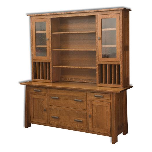 Amish USA Made Handcrafted Freemont Mission Lateral Credenza sold by Online Amish Furniture LLC