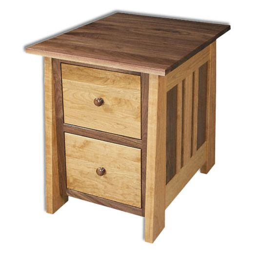 Amish USA Made Handcrafted Freemont Mission File Cabinets sold by Online Amish Furniture LLC