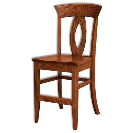 Amish USA Made Handcrafted Brookfield Bar Stool sold by Online Amish Furniture LLC