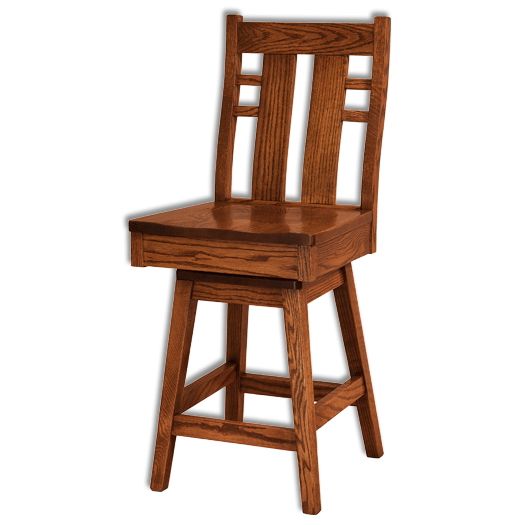 Amish USA Made Handcrafted Cascade Bar Stool sold by Online Amish Furniture LLC