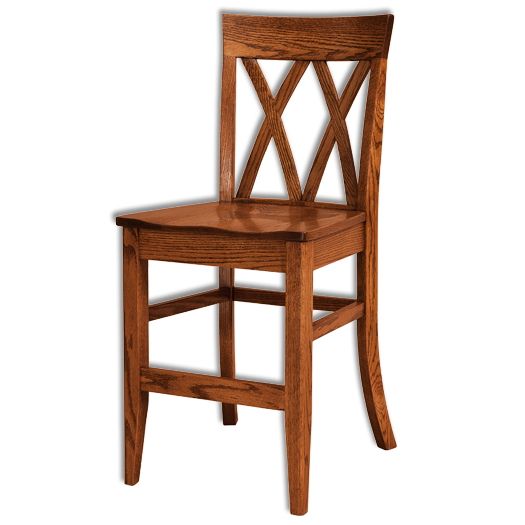 Amish USA Made Handcrafted Herrington Bar Stool sold by Online Amish Furniture LLC