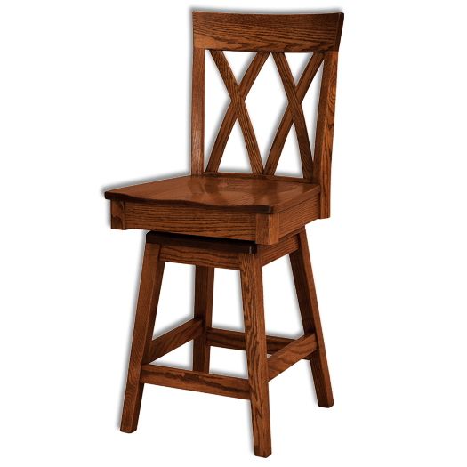 Amish USA Made Handcrafted Herrington Bar Stool sold by Online Amish Furniture LLC