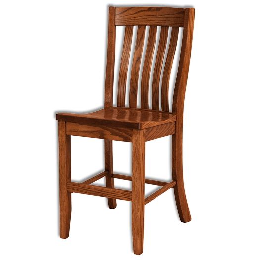 Amish USA Made Handcrafted Houghton Bar Stool sold by Online Amish Furniture LLC