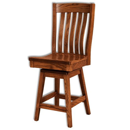 Amish USA Made Handcrafted Houghton Bar Stool sold by Online Amish Furniture LLC