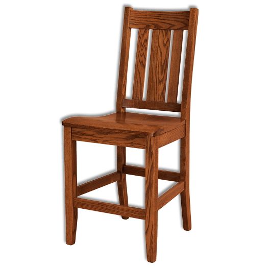 Amish USA Made Handcrafted Jacoby Bar Stool sold by Online Amish Furniture LLC