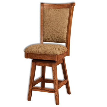Amish USA Made Handcrafted Kimberly Bar Stool sold by Online Amish Furniture LLC