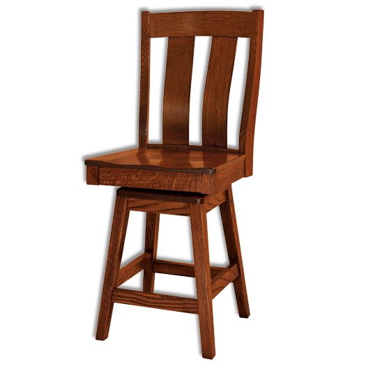 Amish USA Made Handcrafted Laurie Bar Stool sold by Online Amish Furniture LLC