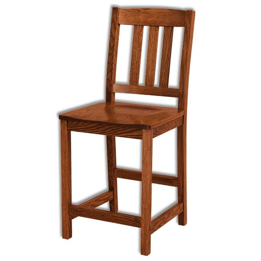 Amish USA Made Handcrafted Lodge Bar Stool sold by Online Amish Furniture LLC