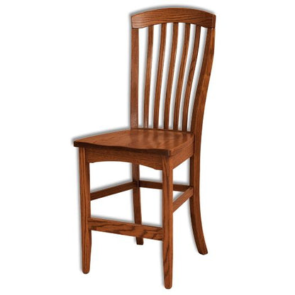 Amish USA Made Handcrafted Malibu Bar Stool sold by Online Amish Furniture LLC