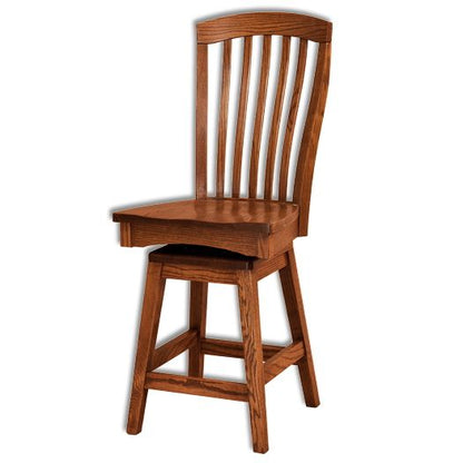 Amish USA Made Handcrafted Malibu Bar Stool sold by Online Amish Furniture LLC