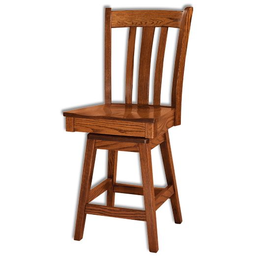 Amish USA Made Handcrafted Meridan Bar Stool sold by Online Amish Furniture LLC
