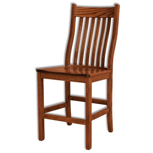 Amish USA Made Handcrafted Wabash Bar Stool sold by Online Amish Furniture LLC