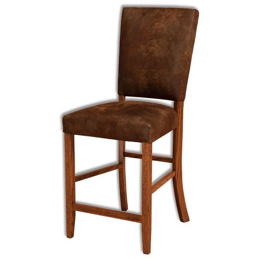 Amish USA Made Handcrafted Warner Bar Stool sold by Online Amish Furniture LLC