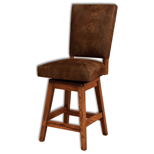 Amish USA Made Handcrafted Warner Bar Stool sold by Online Amish Furniture LLC