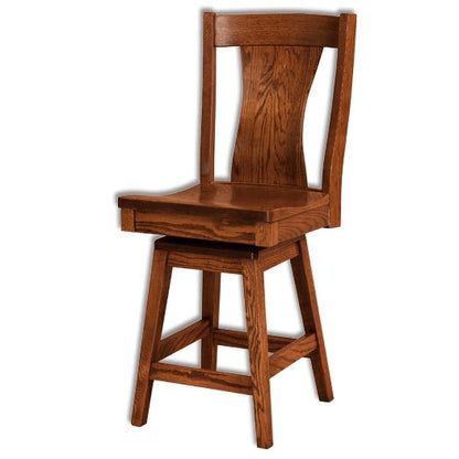 Amish USA Made Handcrafted Westin Bar Stool sold by Online Amish Furniture LLC