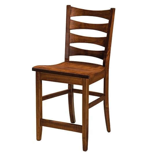 Amish USA Made Handcrafted Armanda Bar Stool sold by Online Amish Furniture LLC