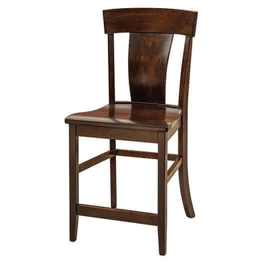 Amish USA Made Handcrafted Baldwin Bar Stool sold by Online Amish Furniture LLC