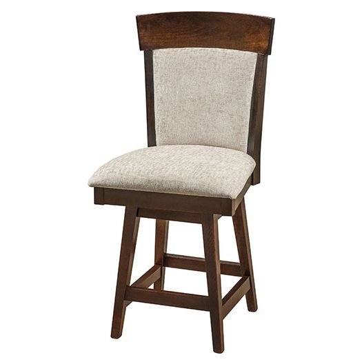 Amish USA Made Handcrafted Riverside Bar Stool sold by Online Amish Furniture LLC