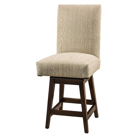 Amish USA Made Handcrafted Sheldon Bar Stool sold by Online Amish Furniture LLC
