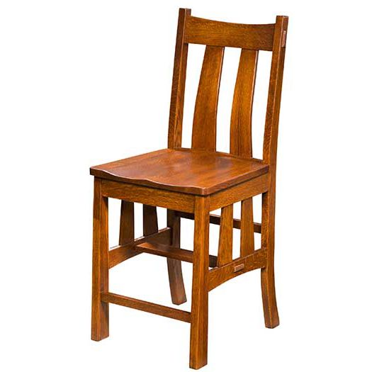 Amish USA Made Handcrafted Fremont Bar Stool sold by Online Amish Furniture LLC