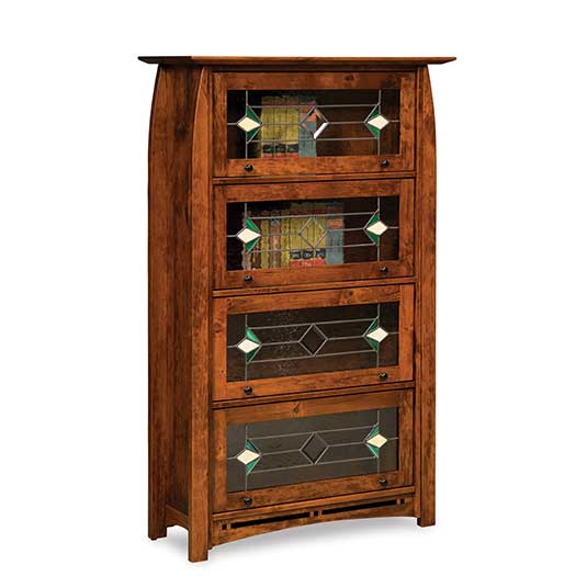 Amish USA Made Handcrafted Boulder Creek Barrister Bookcase sold by Online Amish Furniture LLC