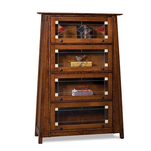 Amish USA Made Handcrafted Colbran Barrister Bookcase sold by Online Amish Furniture LLC