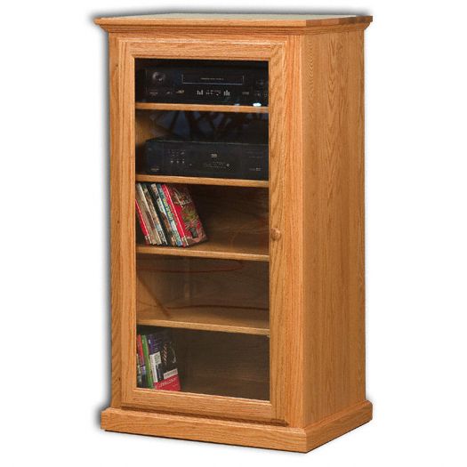 Amish USA Made Handcrafted Classic Stereo Cabinet sold by Online Amish Furniture LLC