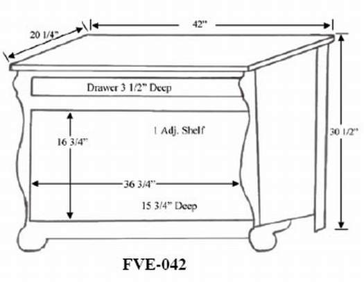 Amish USA Made Handcrafted Old Classic Sleigh 2-Door 1-Drawer Media Stand sold by Online Amish Furniture LLC