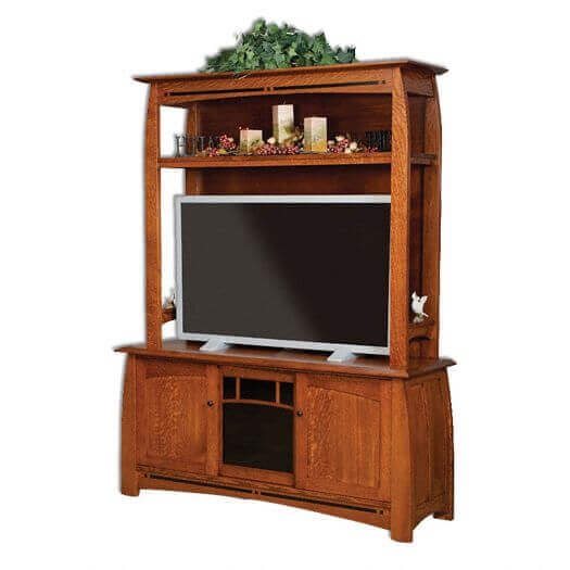Amish USA Made Handcrafted Boulder Creek 2-Piece Media Cabinet sold by Online Amish Furniture LLC