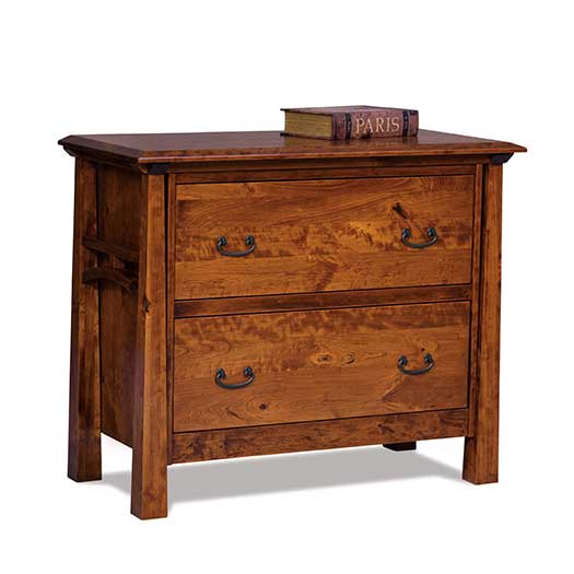 Amish USA Made Handcrafted Artesa 2-Drawer Lateral File Cabinet sold by Online Amish Furniture LLC