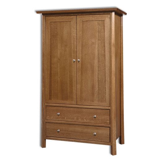 Amish USA Made Handcrafted Vancoover Armoire sold by Online Amish Furniture LLC