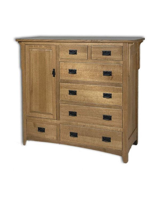 Amish USA Made Handcrafted Millcreek Mission 75W Dresser sold by Online Amish Furniture LLC