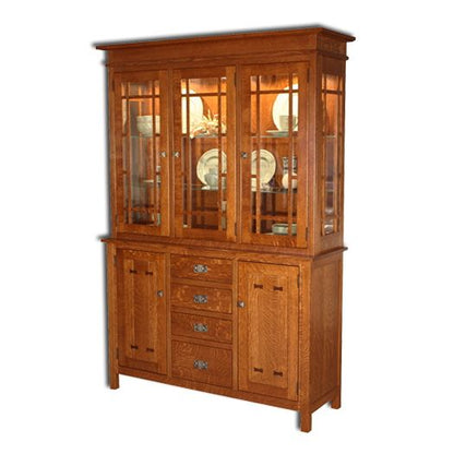 Amish USA Made Handcrafted Gettysburg Hutch sold by Online Amish Furniture LLC