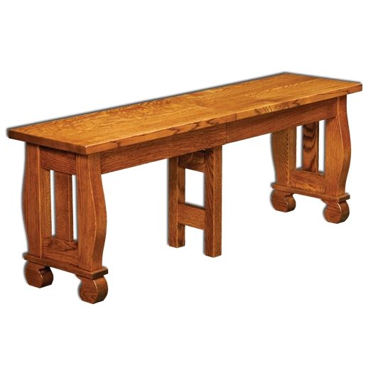 Amish USA Made Handcrafted Hampton Extenda Bench sold by Online Amish Furniture LLC