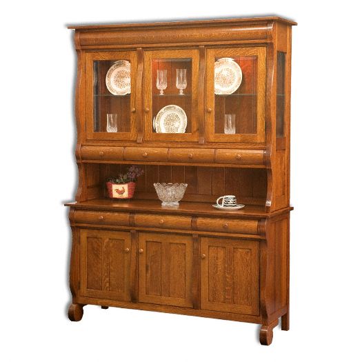 Amish USA Made Handcrafted Hampton Hutch sold by Online Amish Furniture LLC