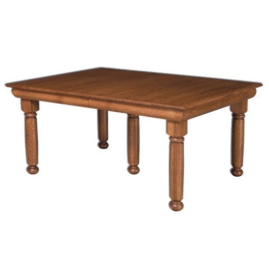 Amish USA Made Handcrafted Hampton Leg Table sold by Online Amish Furniture LLC