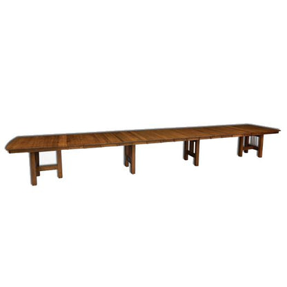 Amish USA Made Handcrafted Hartford Trestle Table sold by Online Amish Furniture LLC