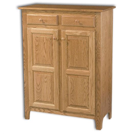 Amish USA Made Handcrafted Classic 2 Door 2 Drawer Pie Safe Jelly Cupboard sold by Online Amish Furniture LLC