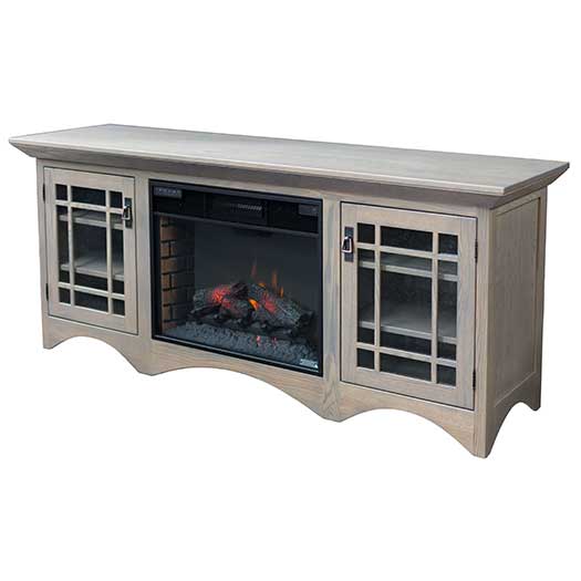 Amish USA Made Handcrafted Horizons Fireplace sold by Online Amish Furniture LLC