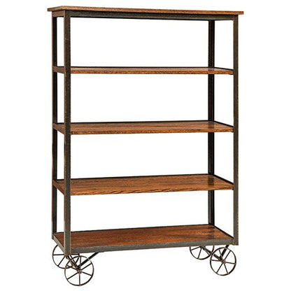 Amish USA Made Handcrafted Harper Open Bookcase sold by Online Amish Furniture LLC