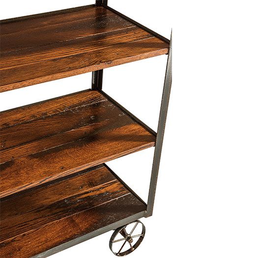 Amish USA Made Handcrafted Harper Open Bookcase sold by Online Amish Furniture LLC
