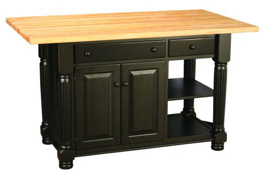 Amish USA Made Handcrafted IS_69 Kitchen Island sold by Online Amish Furniture LLC