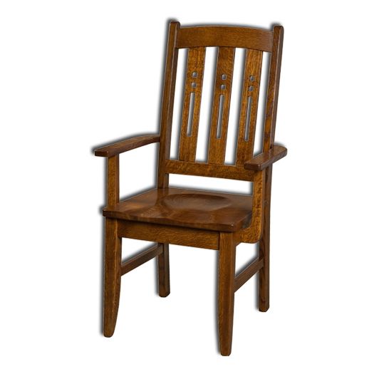 Amish USA Made Handcrafted Jamestown Chair sold by Online Amish Furniture LLC