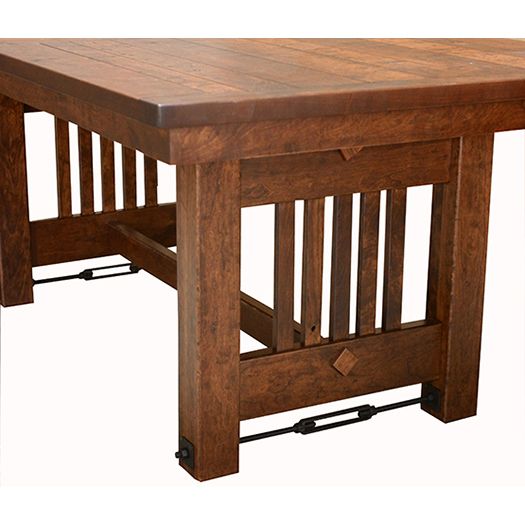 Amish USA Made Handcrafted Jordan Trestle Table sold by Online Amish Furniture LLC